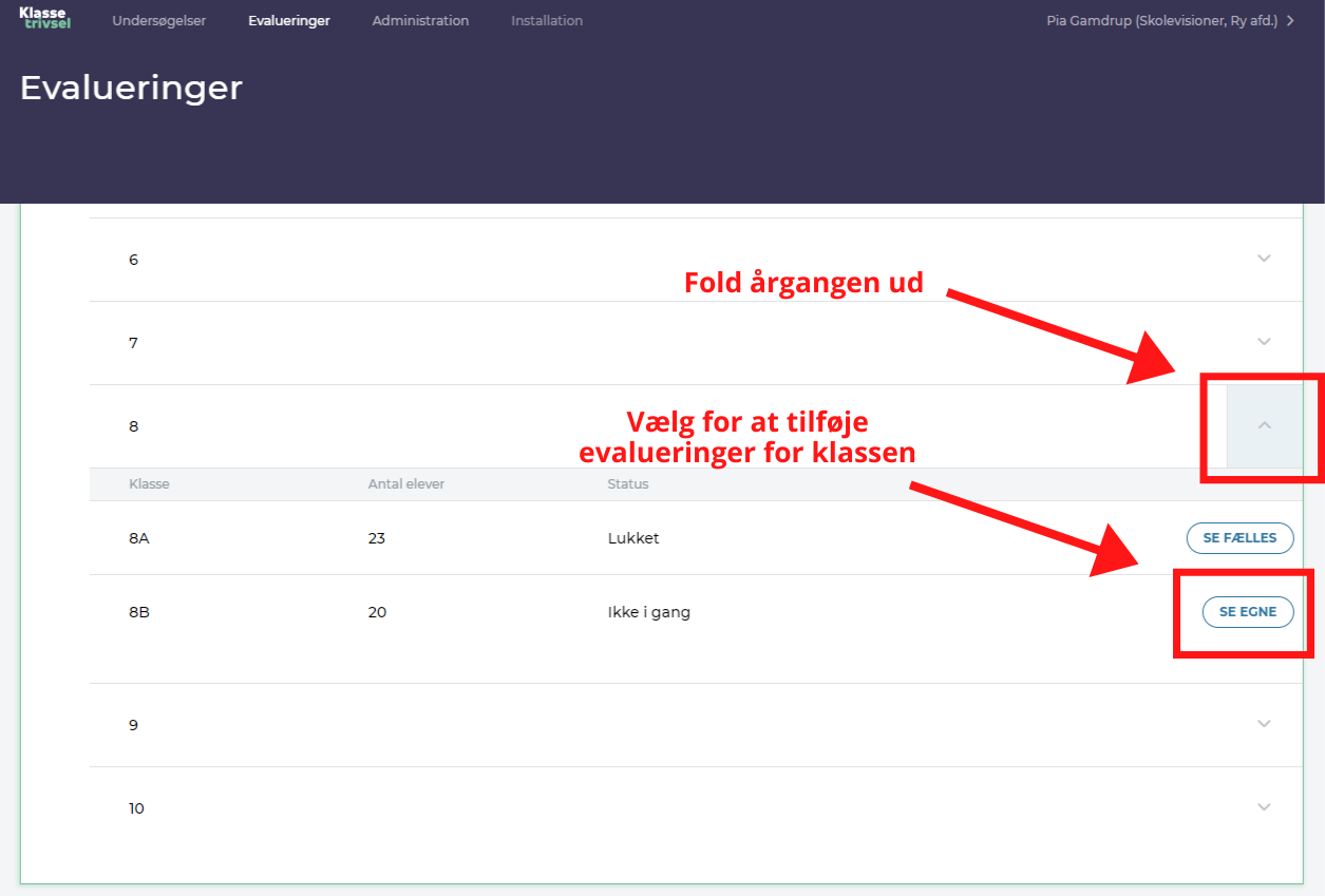 Evalueringer 3